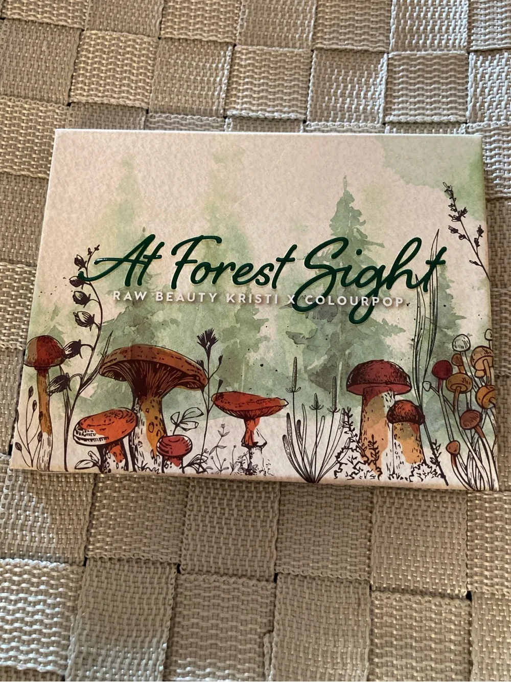 COLOURPOP x RAW BEAUTY KRISTI 'At Forest Sight' Eyeshadow Palette - 12 shades